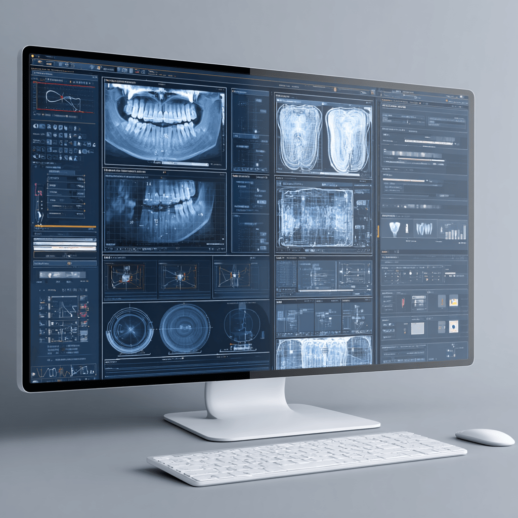 DICOM dental CT data and implant planning software