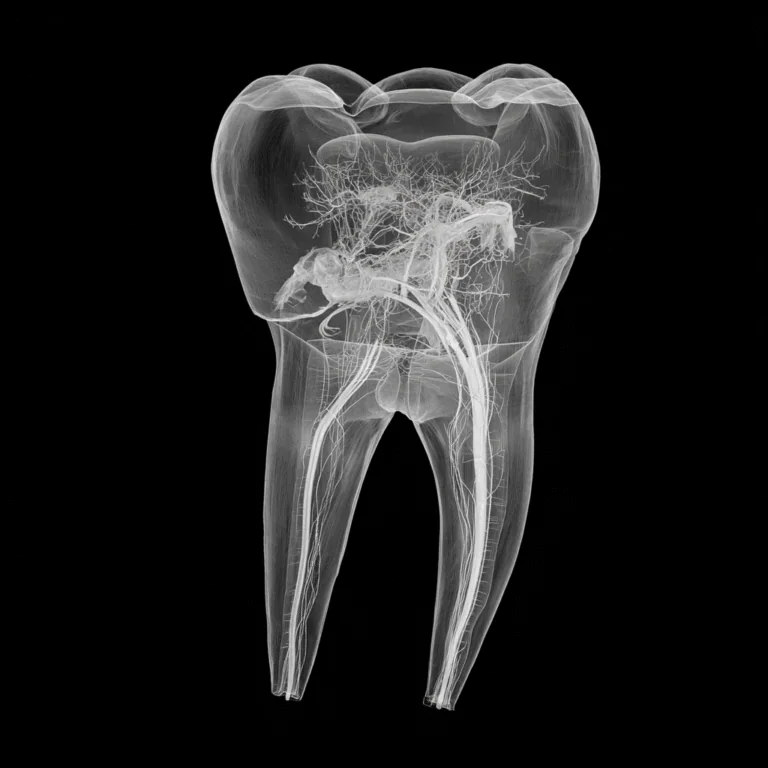 Small field-of-view CBCT showing root canal anatomy